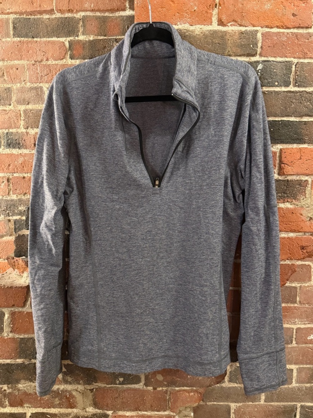 Lululemon ‘Surge Warm’ 1/2 Zip Pullover in Heather Blue